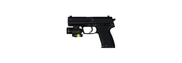 Pistolet Heckler & Koch model USP9 + TLR4